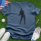 Typography Golf Black Tee