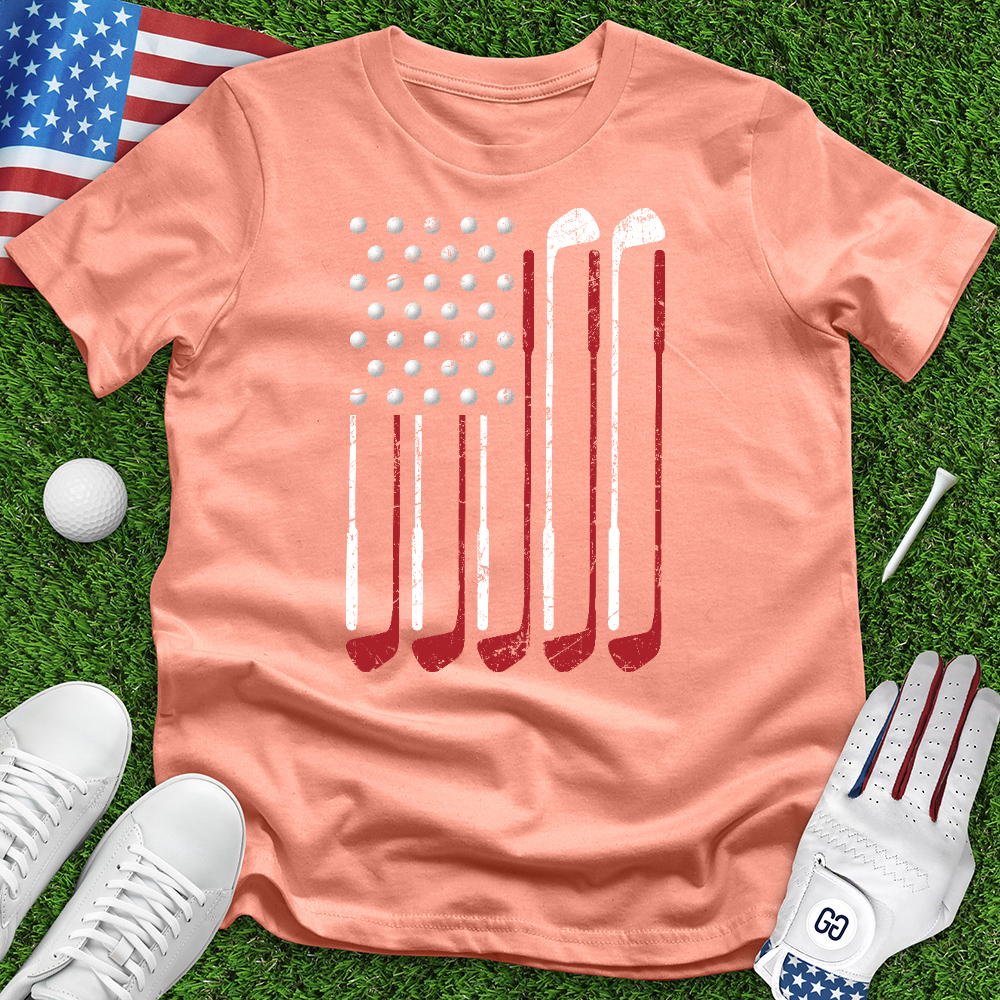 Flag Golf Clubs Tee