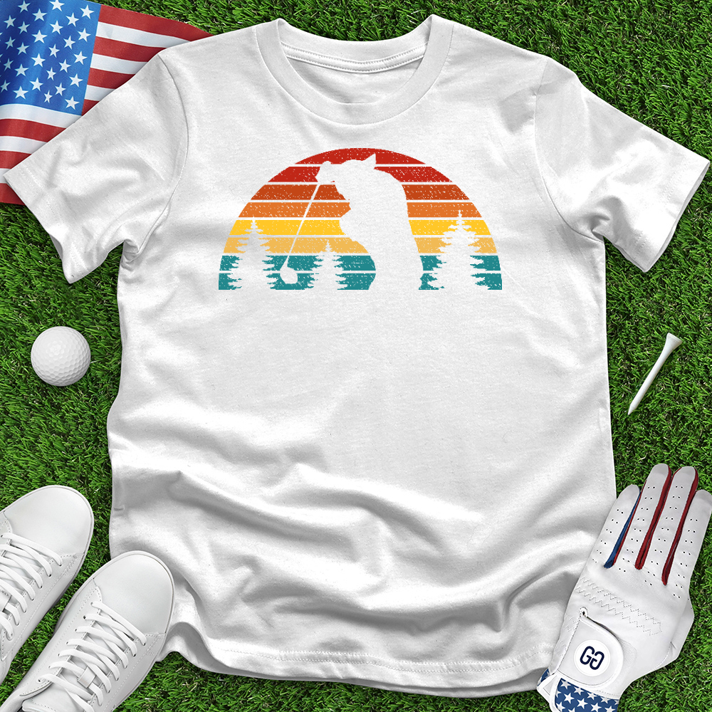 Sunset Golfer Tee