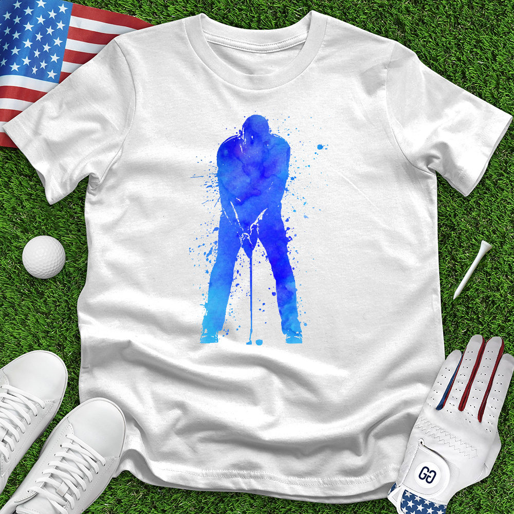 Watercolor Putt Tee