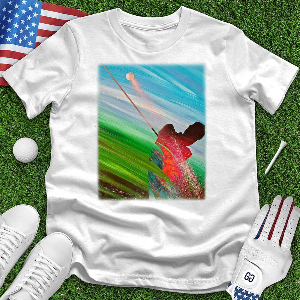 Watercolor Golfer Tee